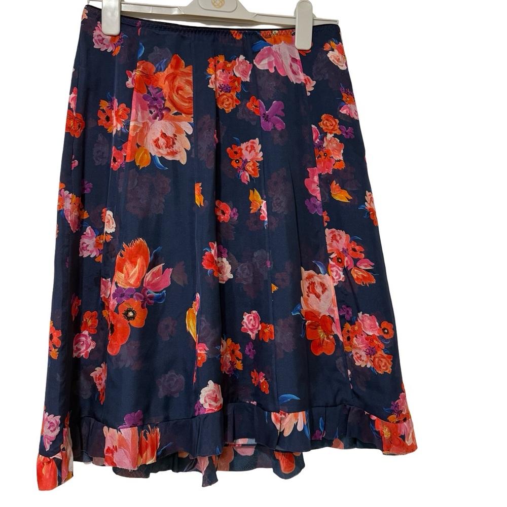 Dorothee Schumacher Silk Floral Skirt